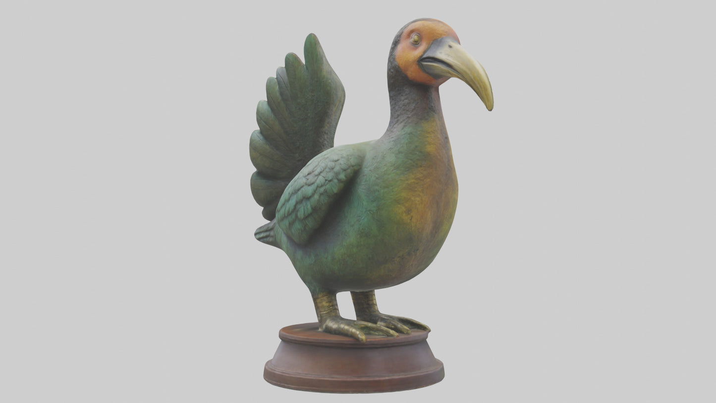 Dodo bird statue model 3D model