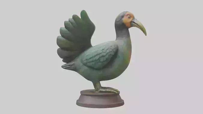 Dodo bird statue model 3D model