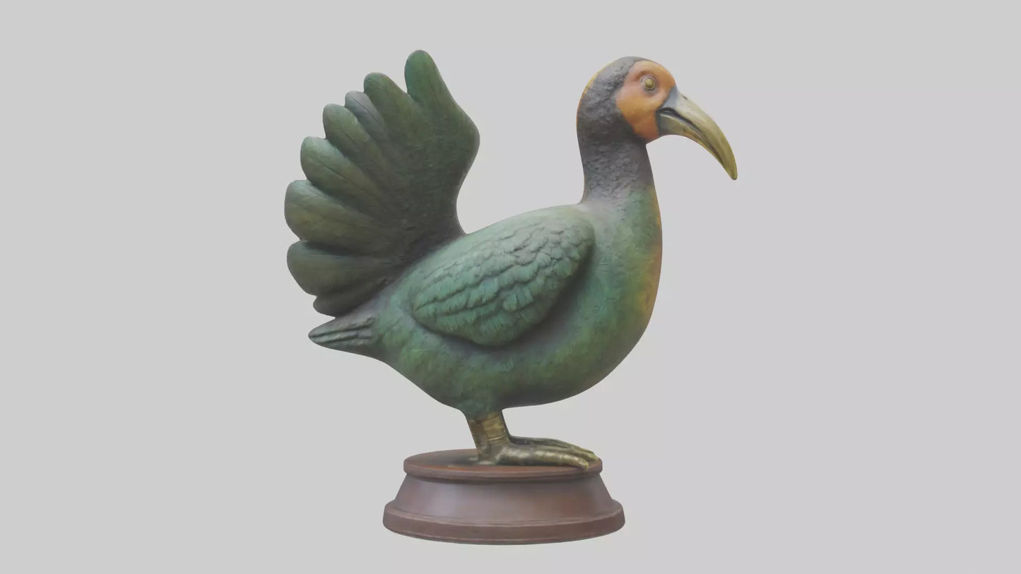 Dodo bird statue model 3D model