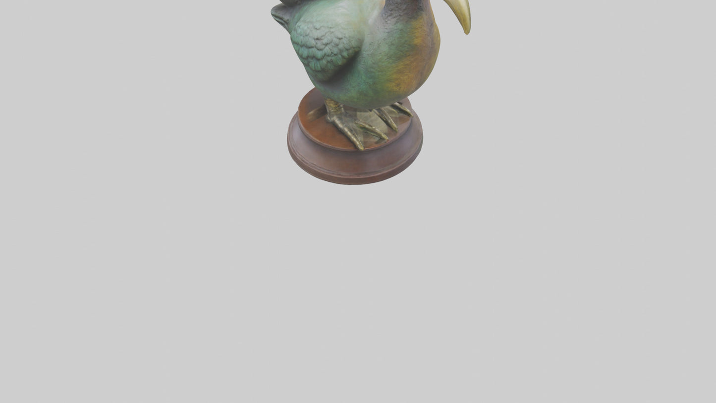 Dodo bird statue model 3D model