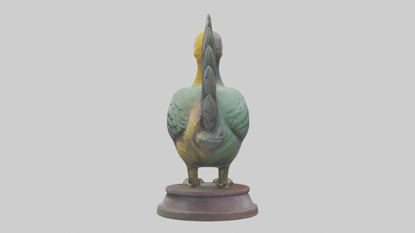 Dodo bird statue model 3D model