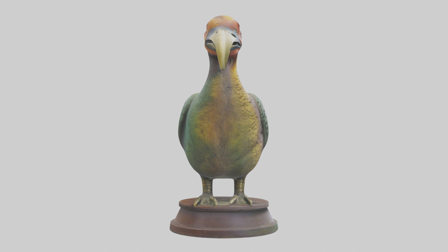 Dodo bird statue model 3D model