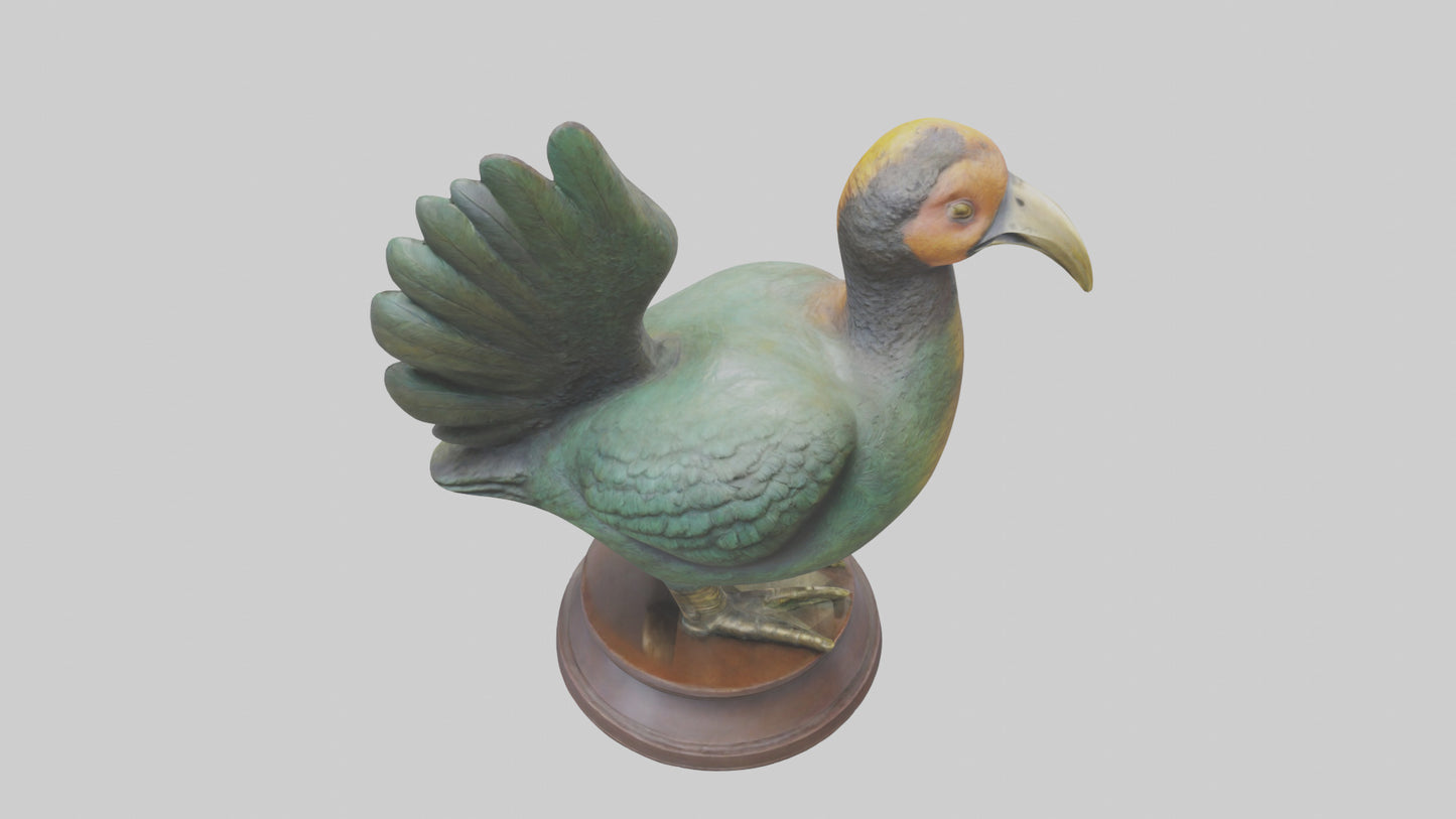 Dodo bird statue model 3D model