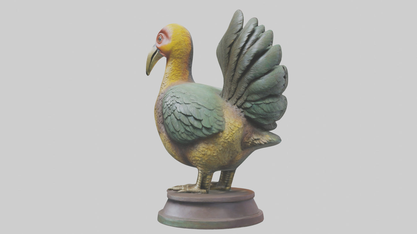 Dodo bird statue model 3D model