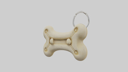 Dog bone keychain model 3D model