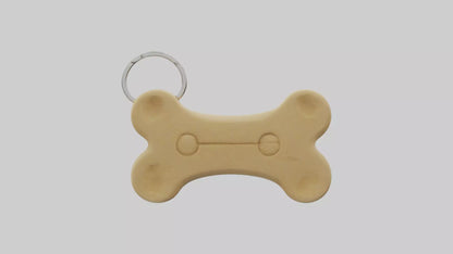 Dog bone keychain model 3D model