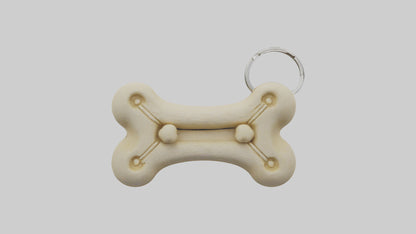 Dog bone keychain model 3D model