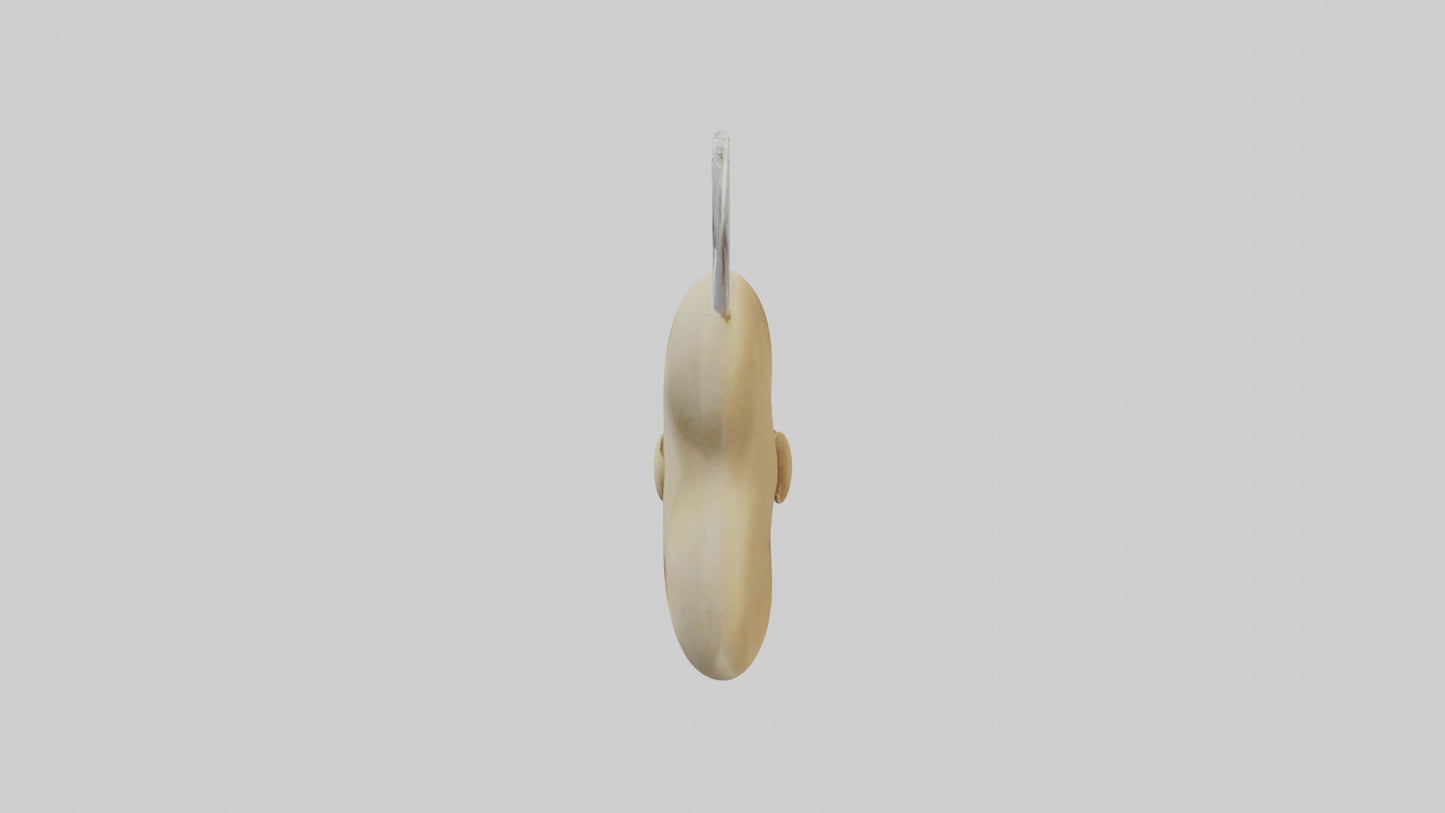 Dog bone keychain model 3D model