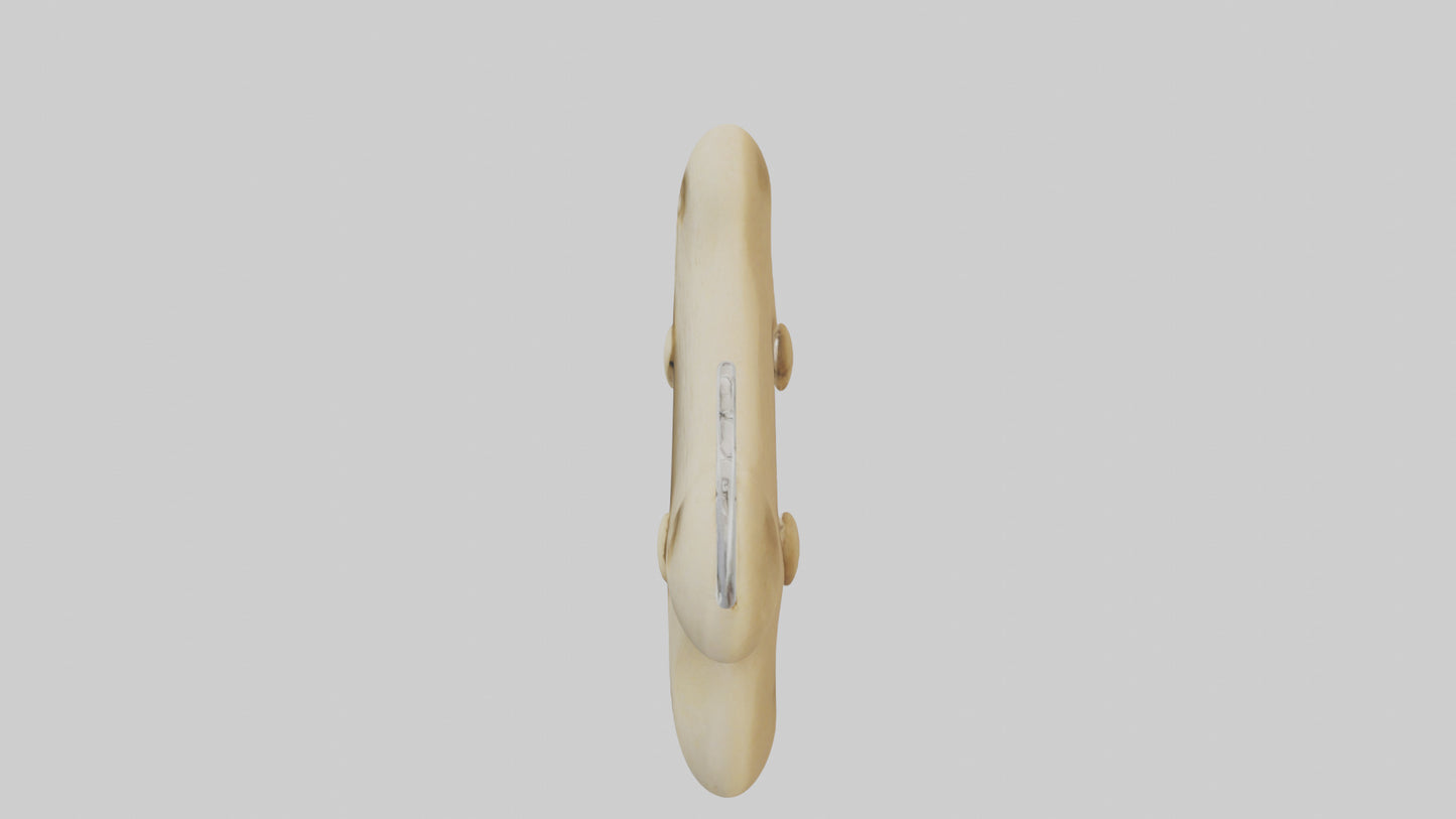 Dog bone keychain model 3D model
