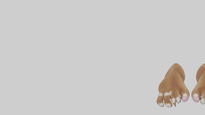 3D model Dog Paws VR / AR / low-poly