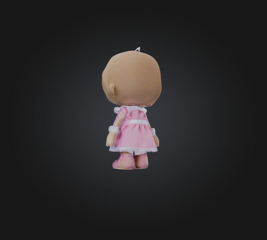 3D model doll toy 3 VR / AR / low-poly