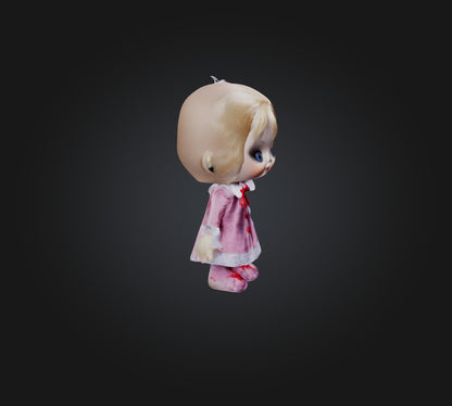 3D model doll toy 3 VR / AR / low-poly