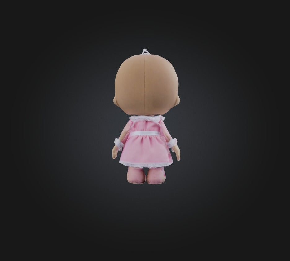 3D model doll toy 3 VR / AR / low-poly
