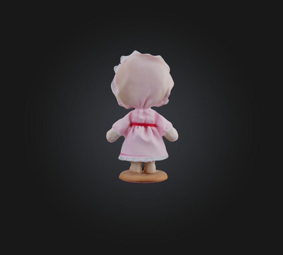 3D model doll toy  VR / AR / low-poly