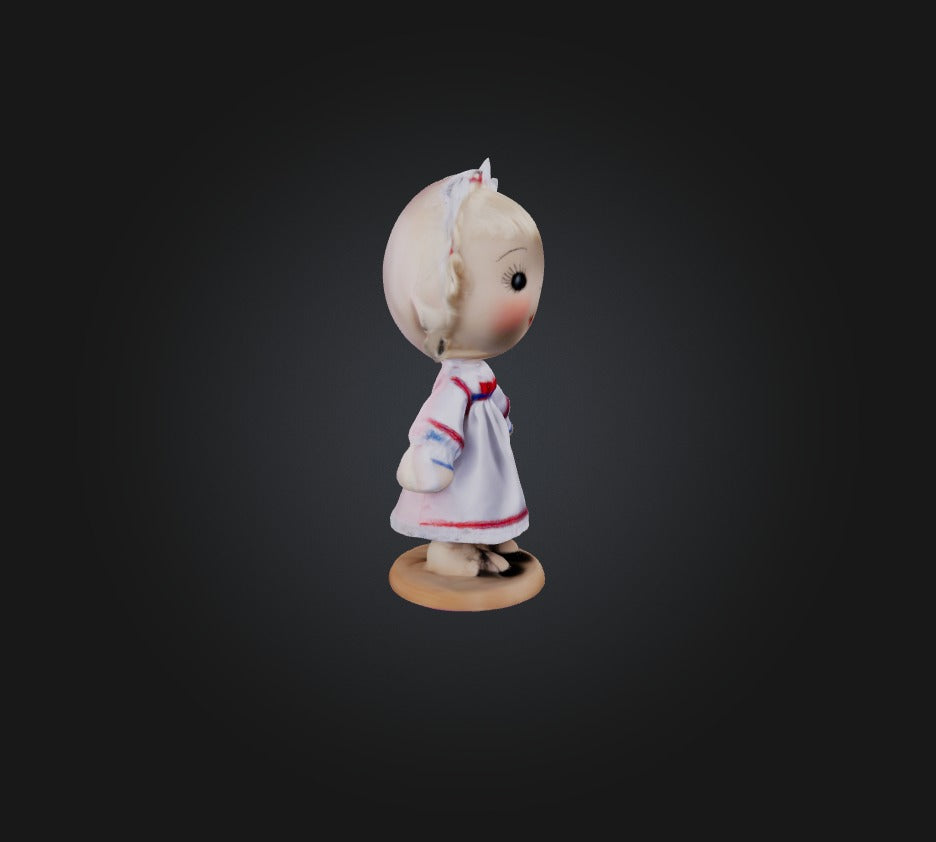 3D model doll toy  VR / AR / low-poly