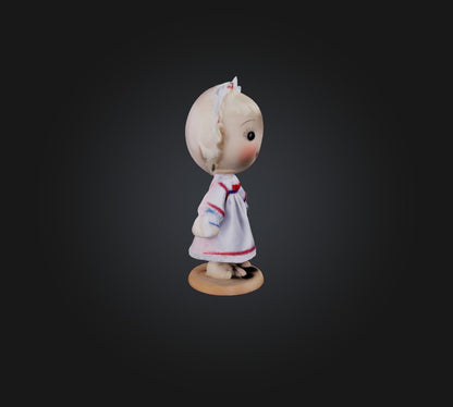 3D model doll toy  VR / AR / low-poly