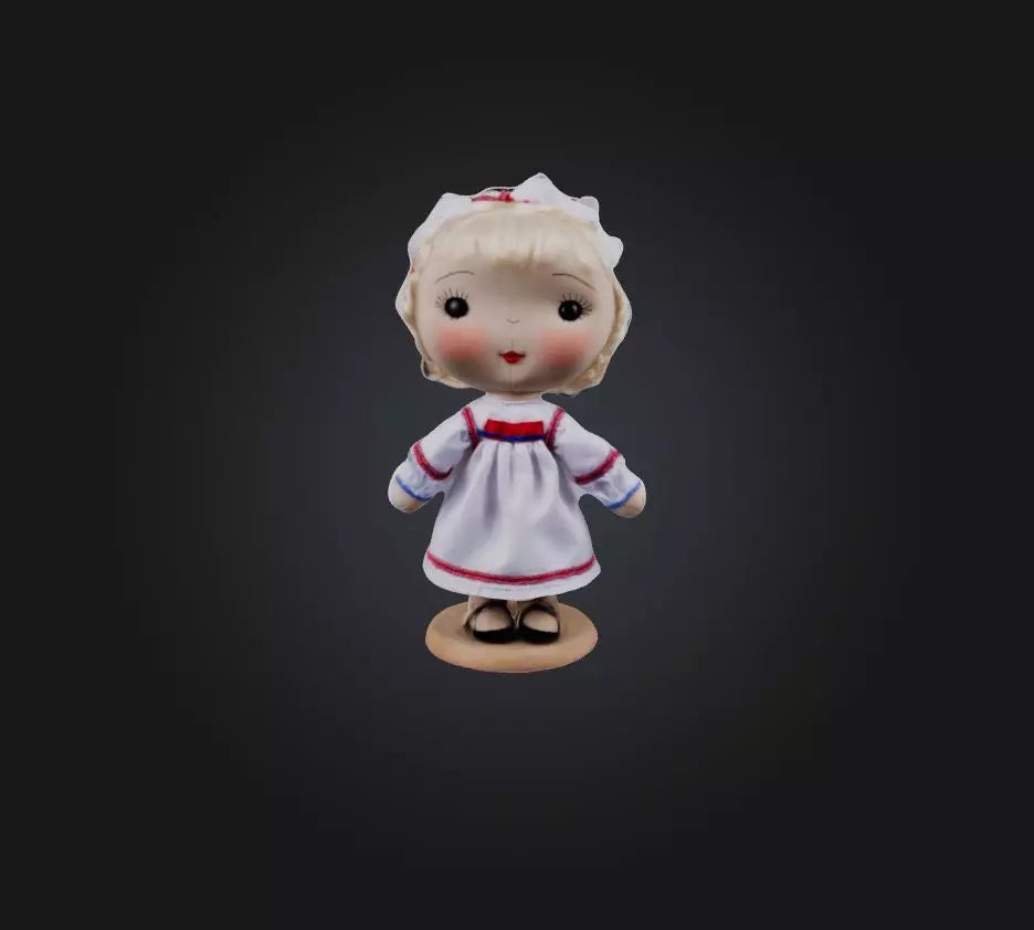 3D model doll toy  VR / AR / low-poly