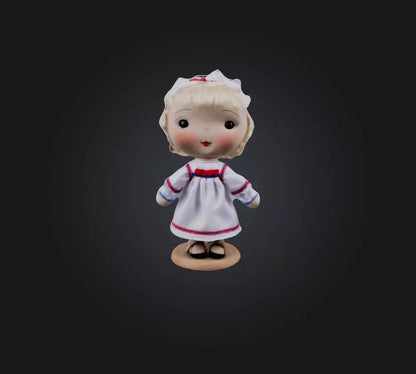 3D model doll toy  VR / AR / low-poly