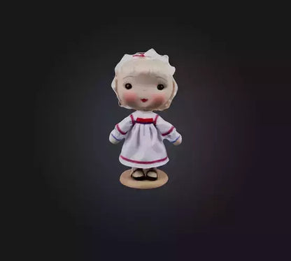 3D model doll toy  VR / AR / low-poly