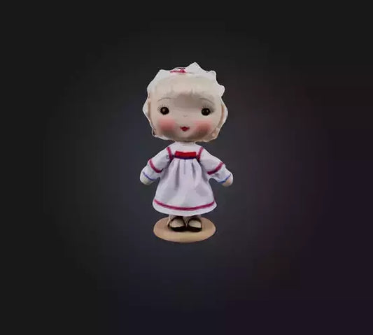 3D model doll toy  VR / AR / low-poly