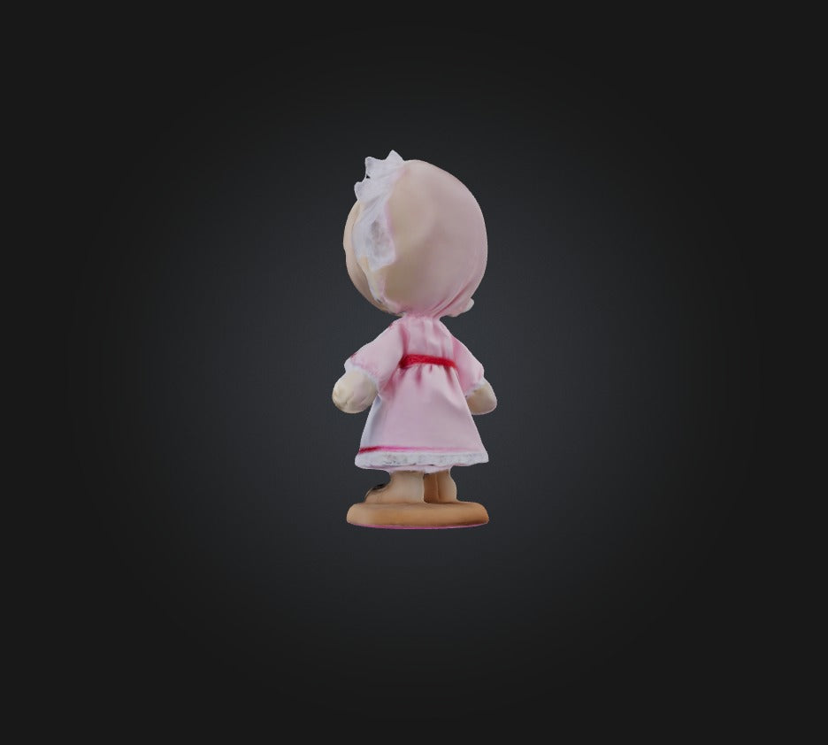 3D model doll toy  VR / AR / low-poly