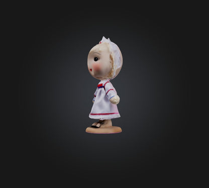 3D model doll toy  VR / AR / low-poly