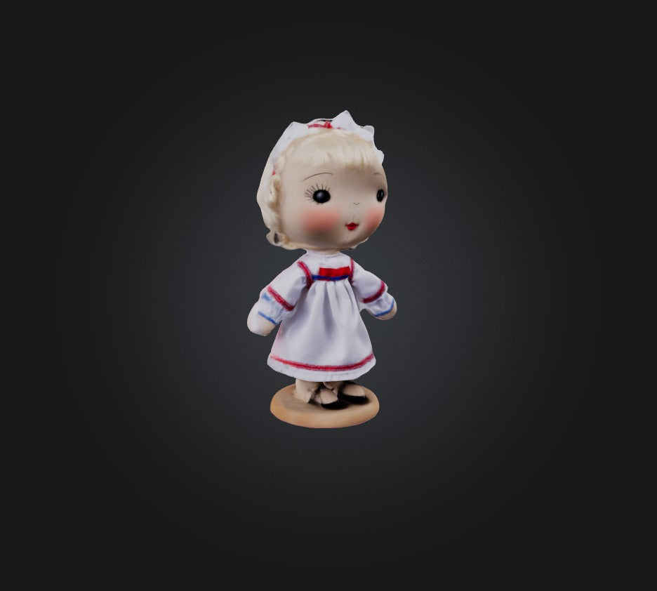 3D model doll toy  VR / AR / low-poly