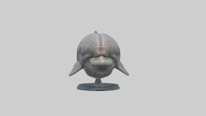 3D model Dolphin Brain VR / AR / low-poly