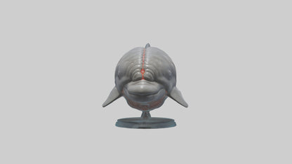 3D model Dolphin Brain VR / AR / low-poly