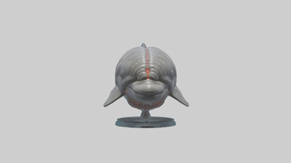 3D model Dolphin Brain VR / AR / low-poly