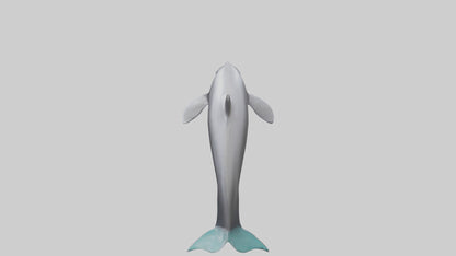 Dolphin Dorsal Fin Model VR / AR / low-poly