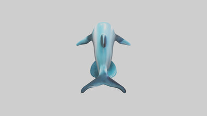 Dolphin Figurine model VR / AR / low-poly