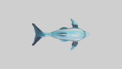 Dolphin Figurine model VR / AR / low-poly