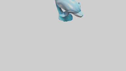 Dolphin Figurine model VR / AR / low-poly