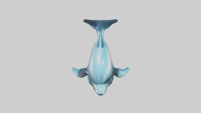 Dolphin Figurine model VR / AR / low-poly
