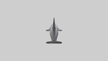 3D model Dolphin Fluke VR / AR / low-poly