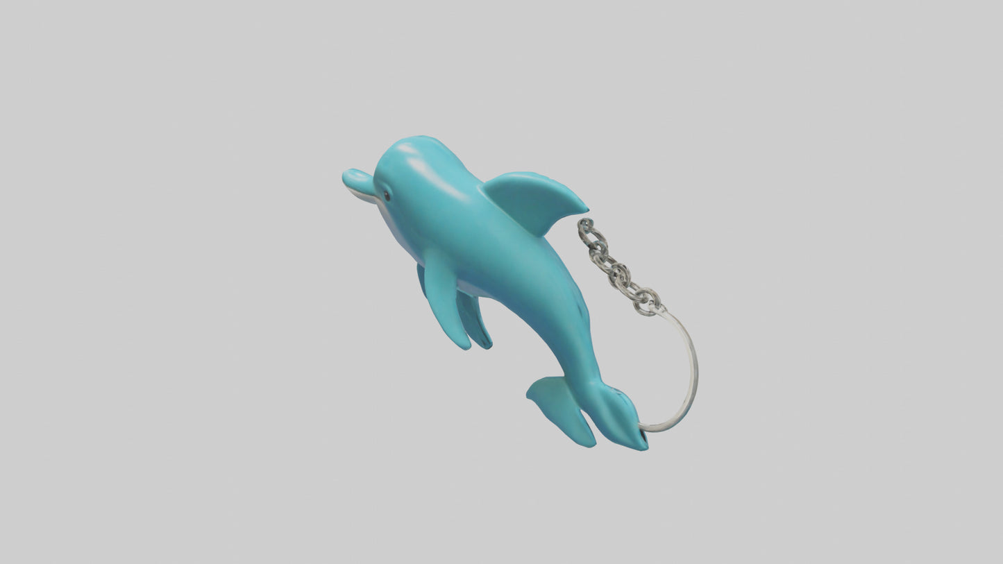 Dolphin keychain model 3D model