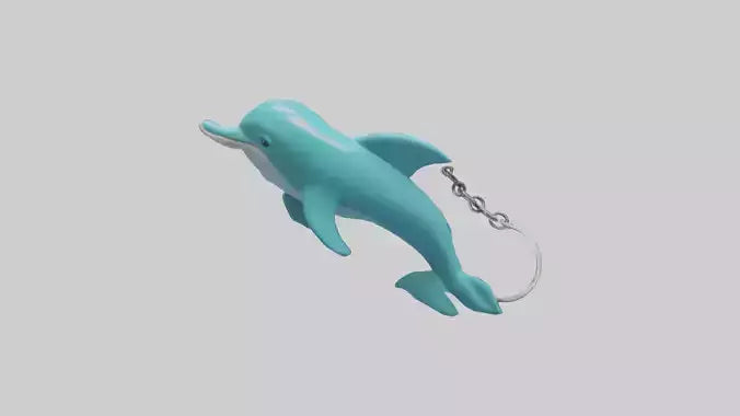 Dolphin keychain model 3D model