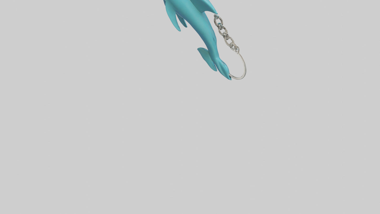 Dolphin keychain model 3D model