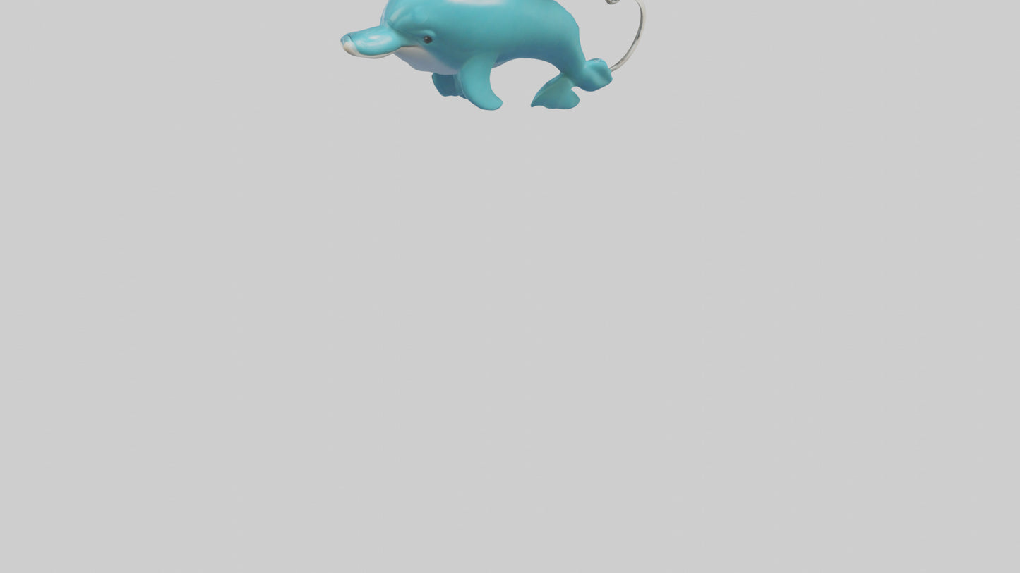 Dolphin keychain model 3D model