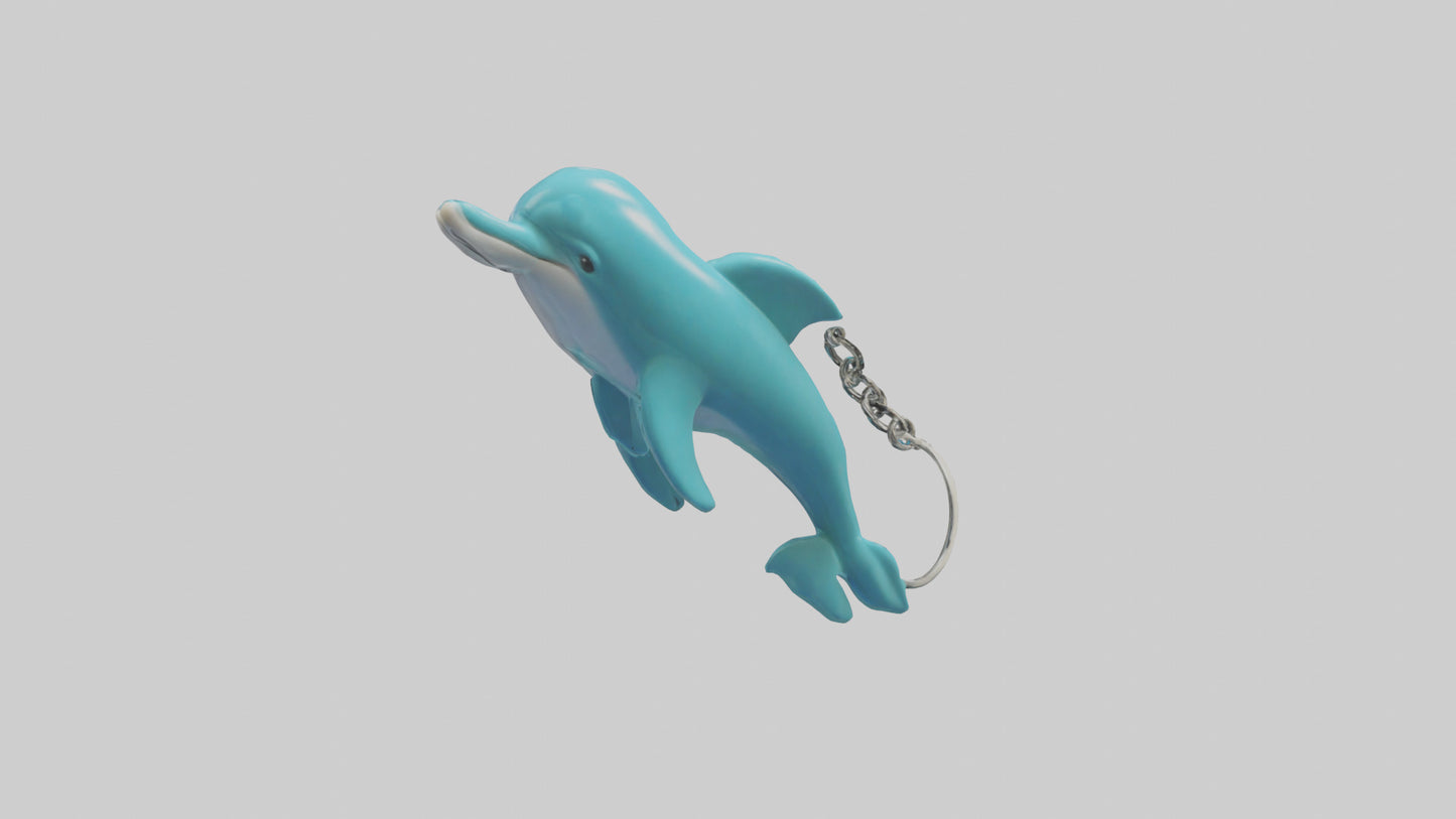 Dolphin keychain model 3D model