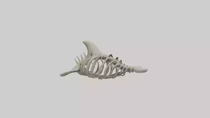 Dolphin statue model 3D model