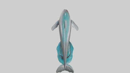 Dolphin statue model 3D model