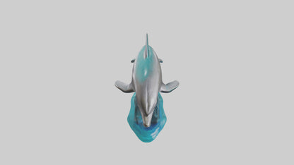 Dolphin statue model 3D model