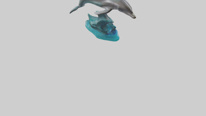 Dolphin statue model 3D model