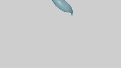3D model Dolphin Tail Model VR / AR / low-poly
