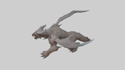 3D model Doom Beast model VR / AR / low-poly