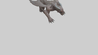 3D model Doom Beast model VR / AR / low-poly