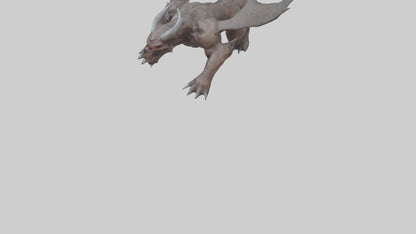 3D model Doom Beast model VR / AR / low-poly