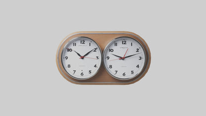 3D model Double Face Wall Clock model VR / AR / low-poly